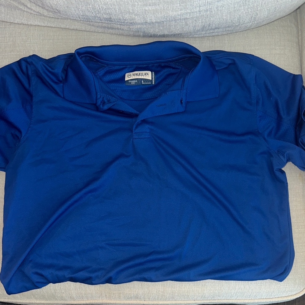 Magellan Outdoors Polo Shirt in Royal Blue
